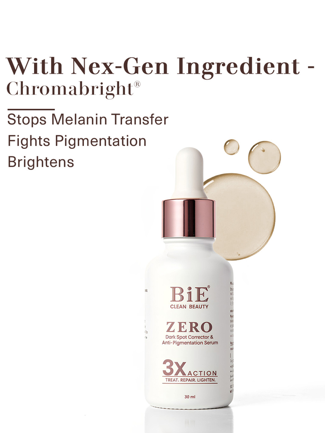 BiE- BEAUTY IN EVERYTHING Zero Dark Spot Corrector & Anti-Pigmentation Serum- 30 ml