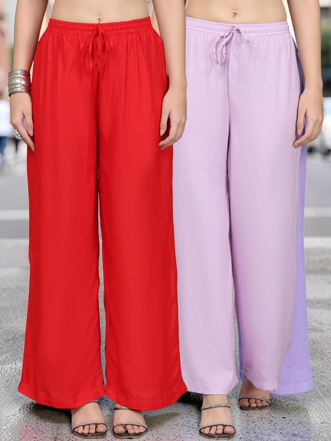 KALINI Women 2 Ethnic Palazzos