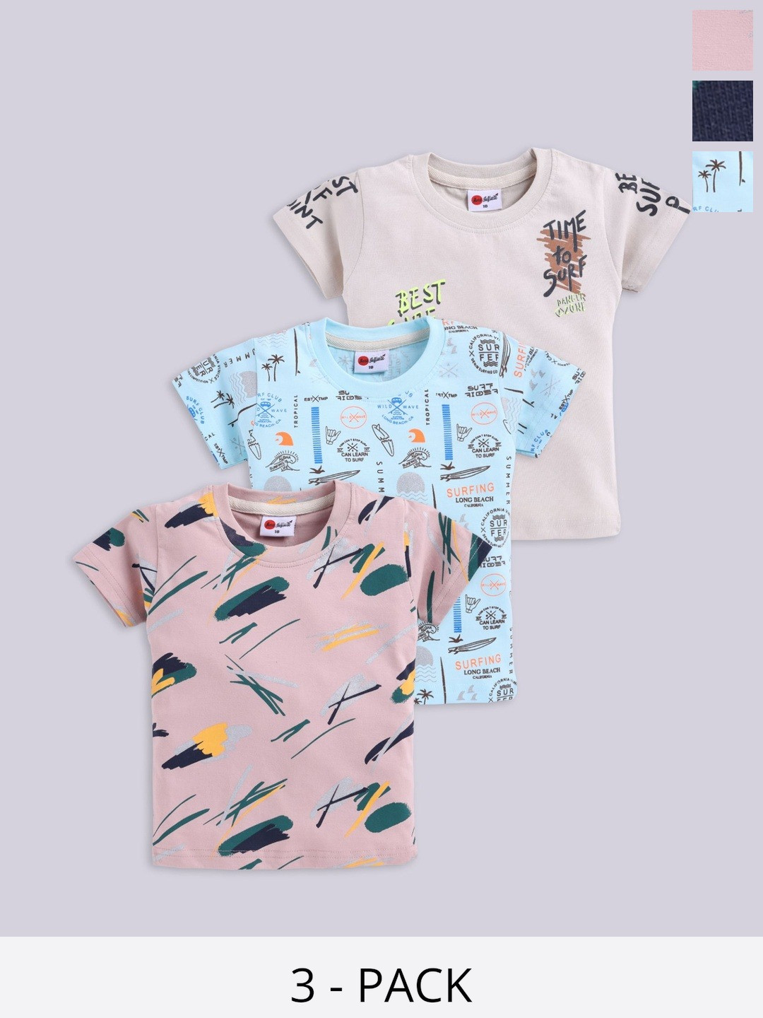 Mars Infiniti Boys Multi Cotton Tshirts