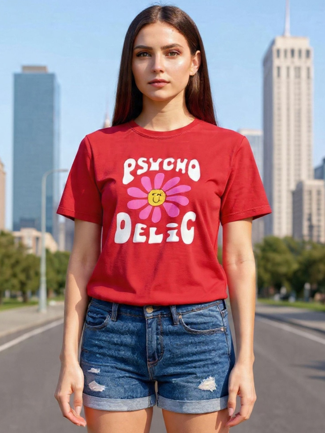 SNUG24 Women Printed T-shirt