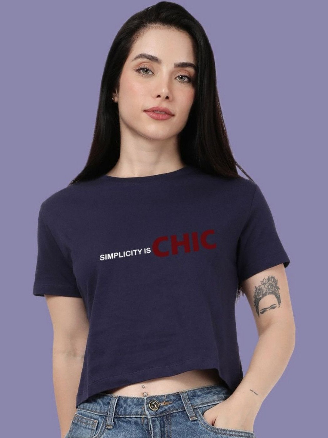Esplendido Women Barbie Monochrome T-shirt