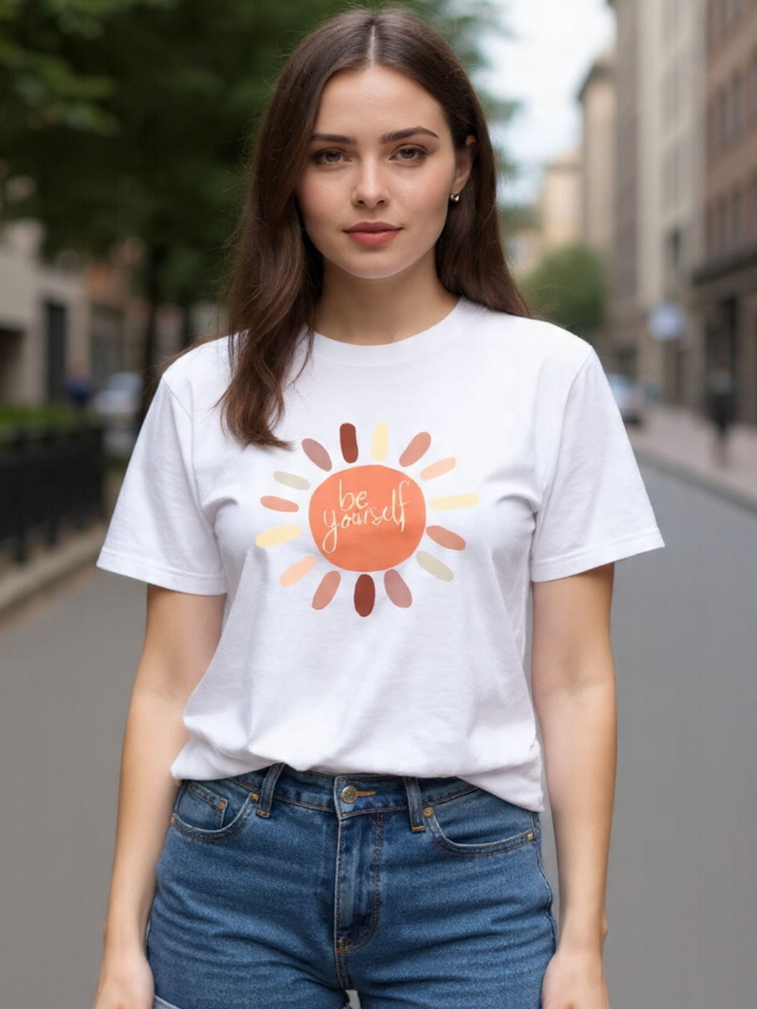 SNUG24 Women Printed T-shirt