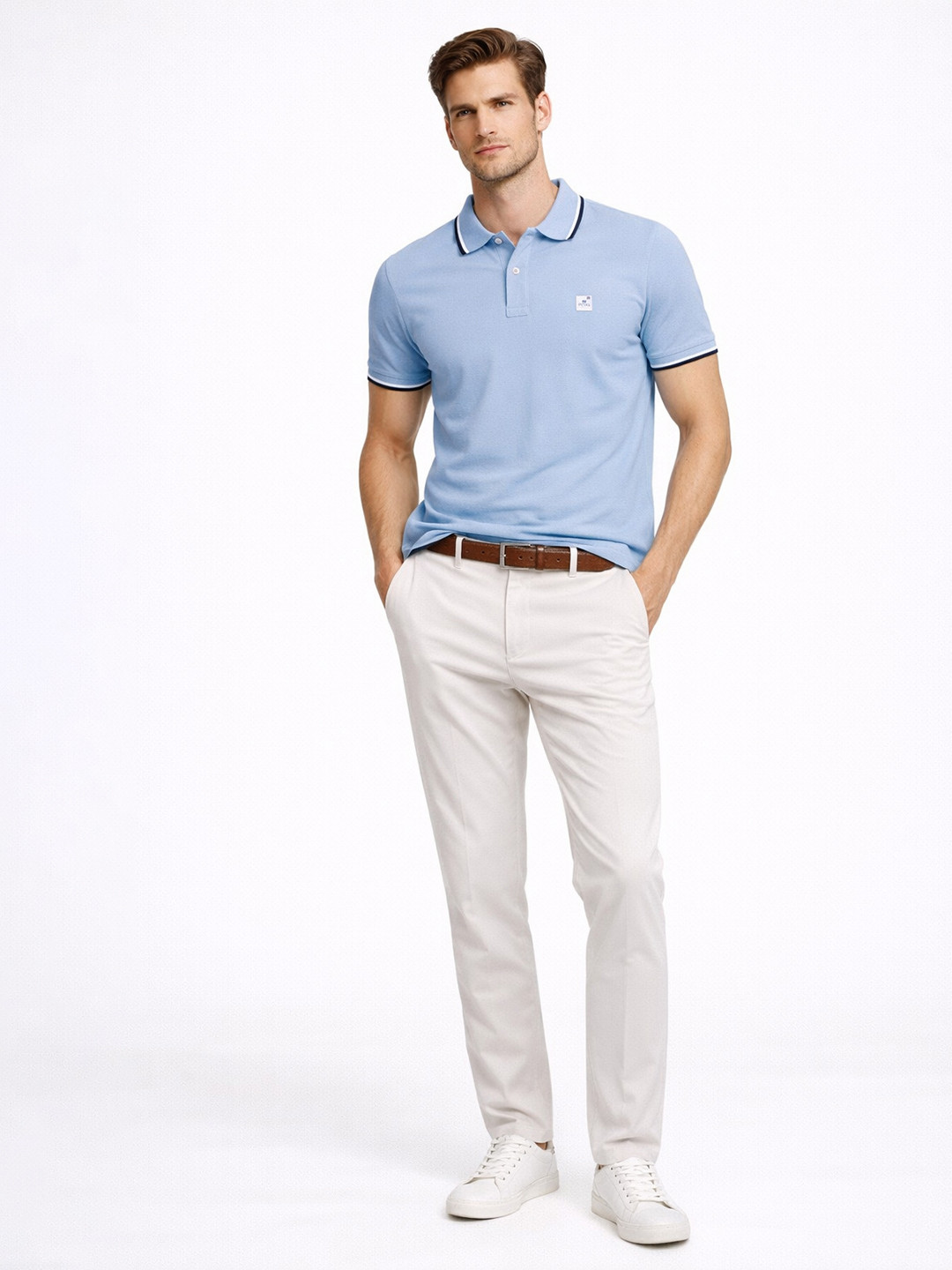 VITAL Men Polo Collar T-shirt