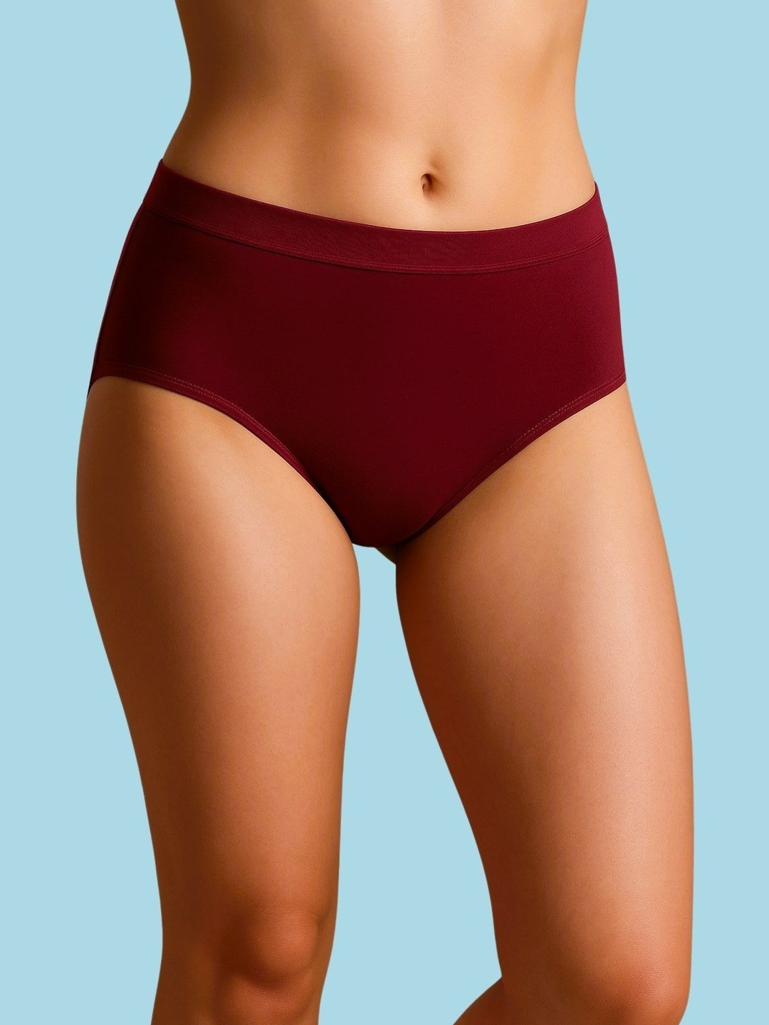 HERE&NOW Women Pack of 2 Cotton Hipster Briefs