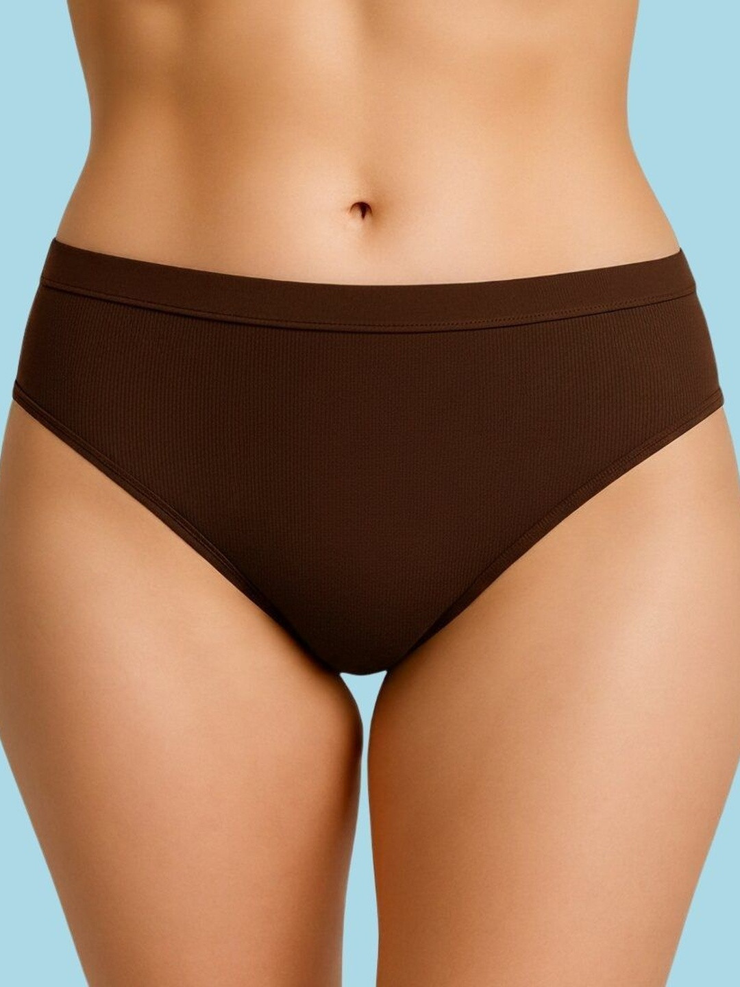 HERE&NOW Women Pack of 2 Cotton Hipster Briefs