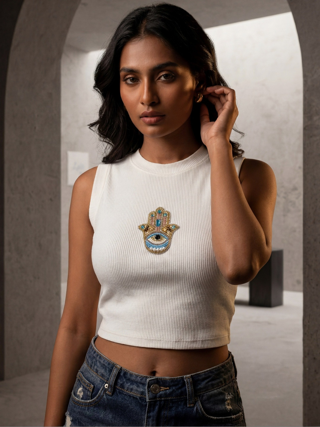 SZN Embellished Top
