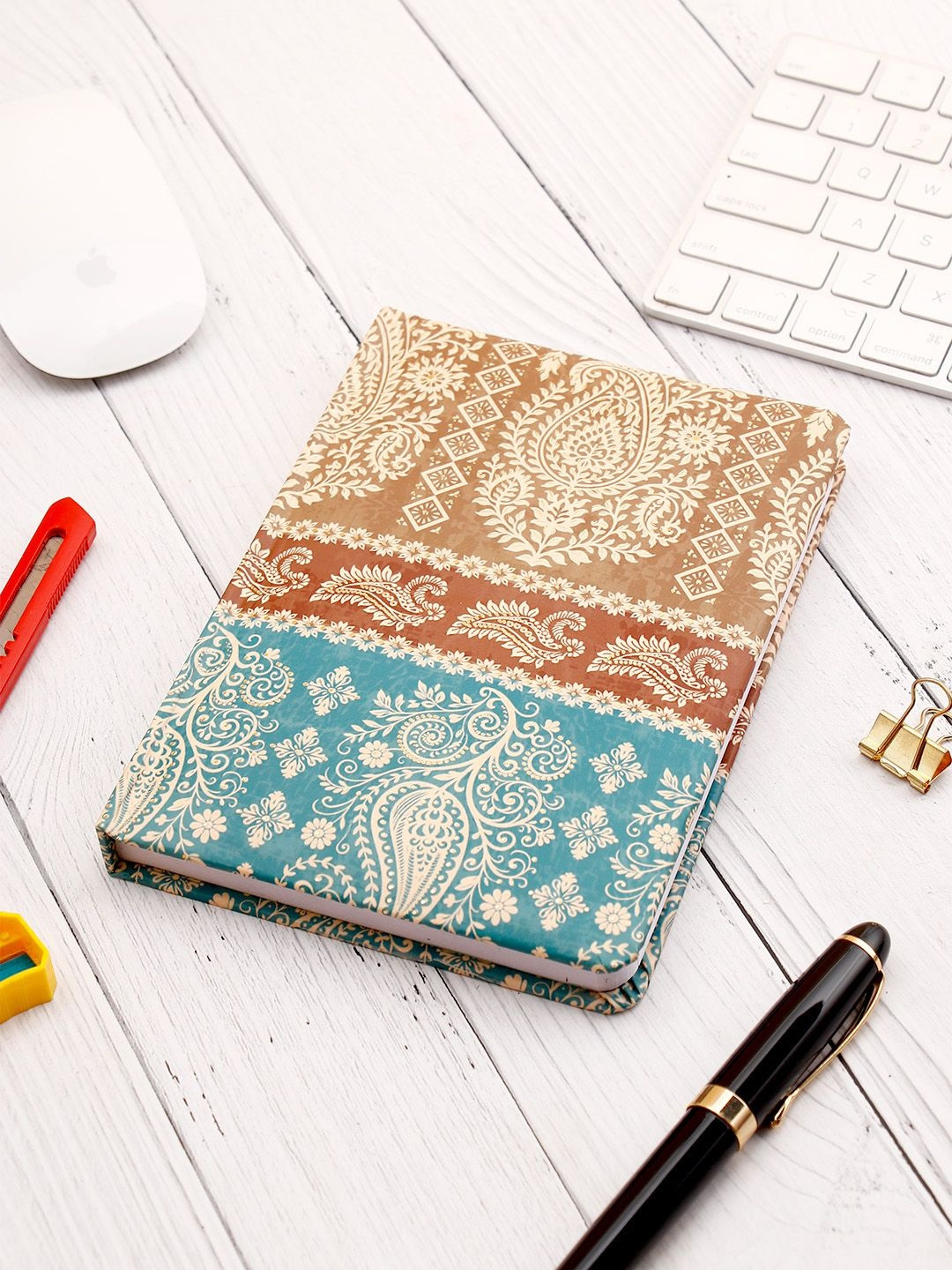 Archies Kalamkari Bands Ruled Cushioned Diary