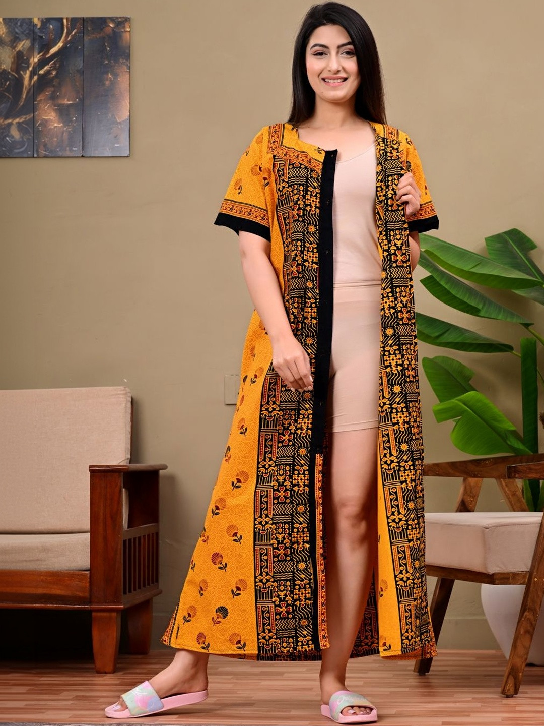 Visaru Printed Nightdress