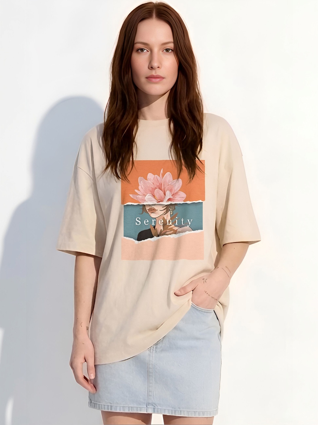SMARTEES Women Floral Printed T-shirt