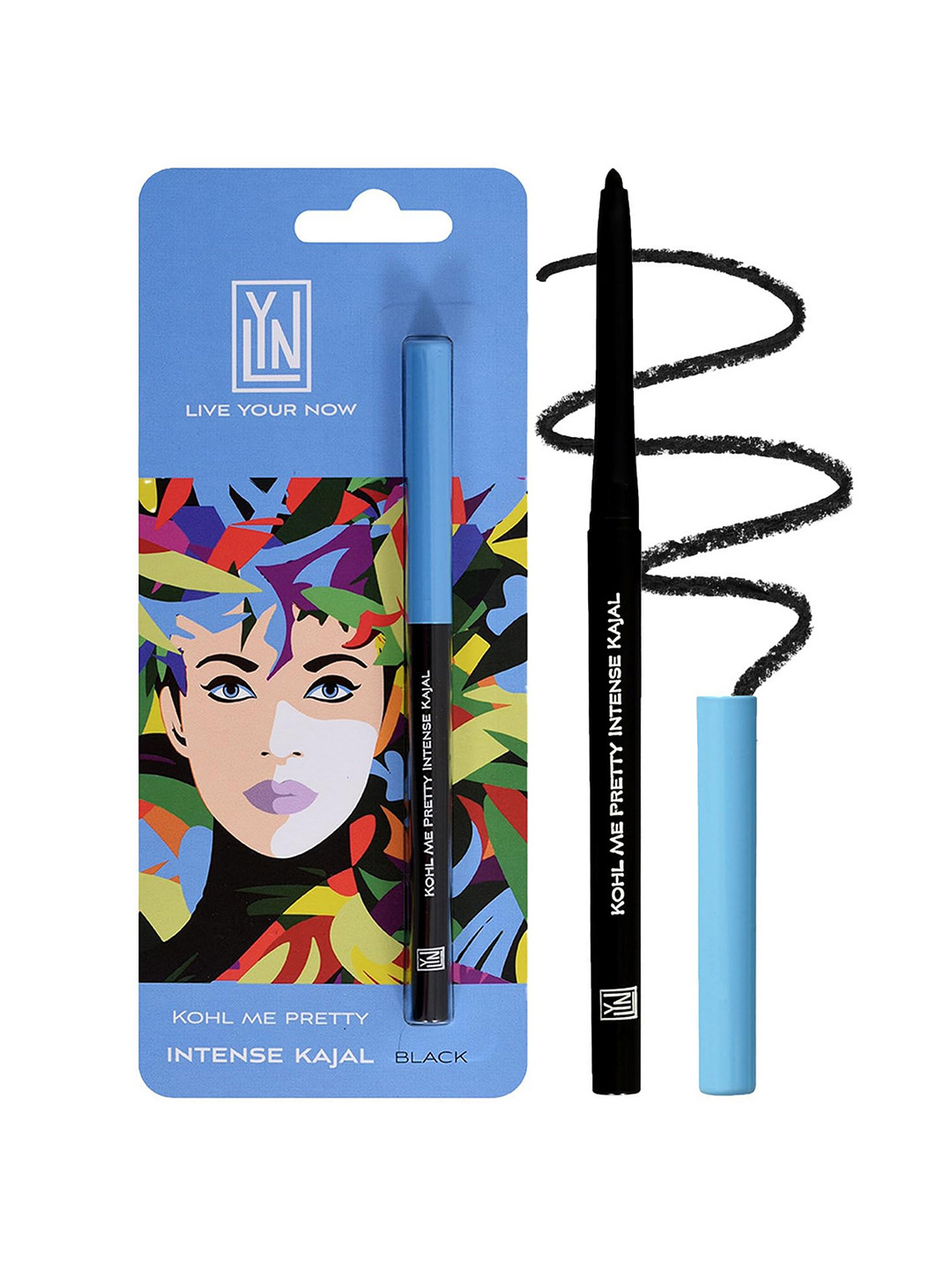 LYN LIVE YOUR NOW Long-Lasting Waterproof Kohl Me Pretty Intense Kajal - Black