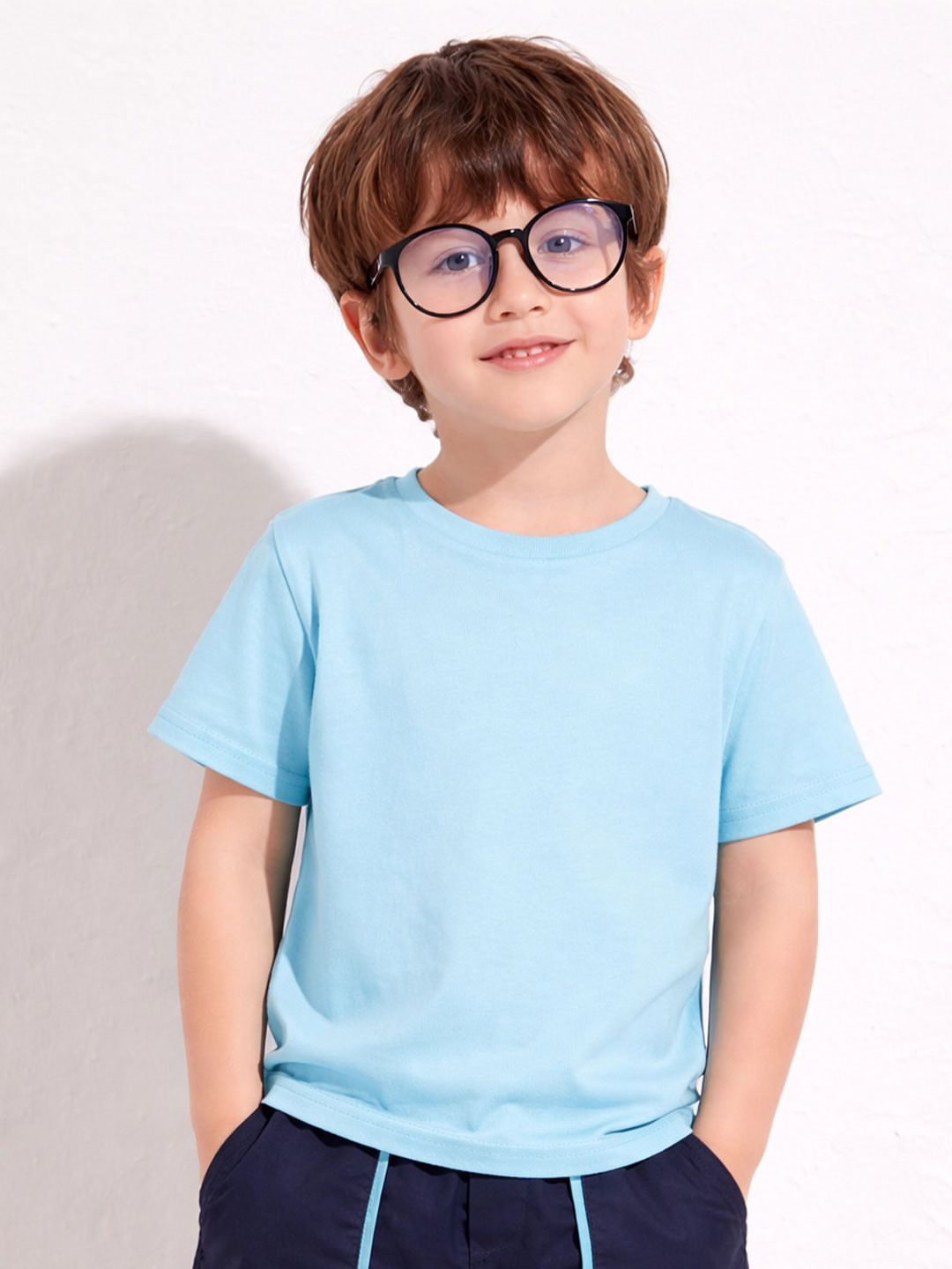 PockMAN Boys Round Neck Oversized Pure Cotton T-shirts