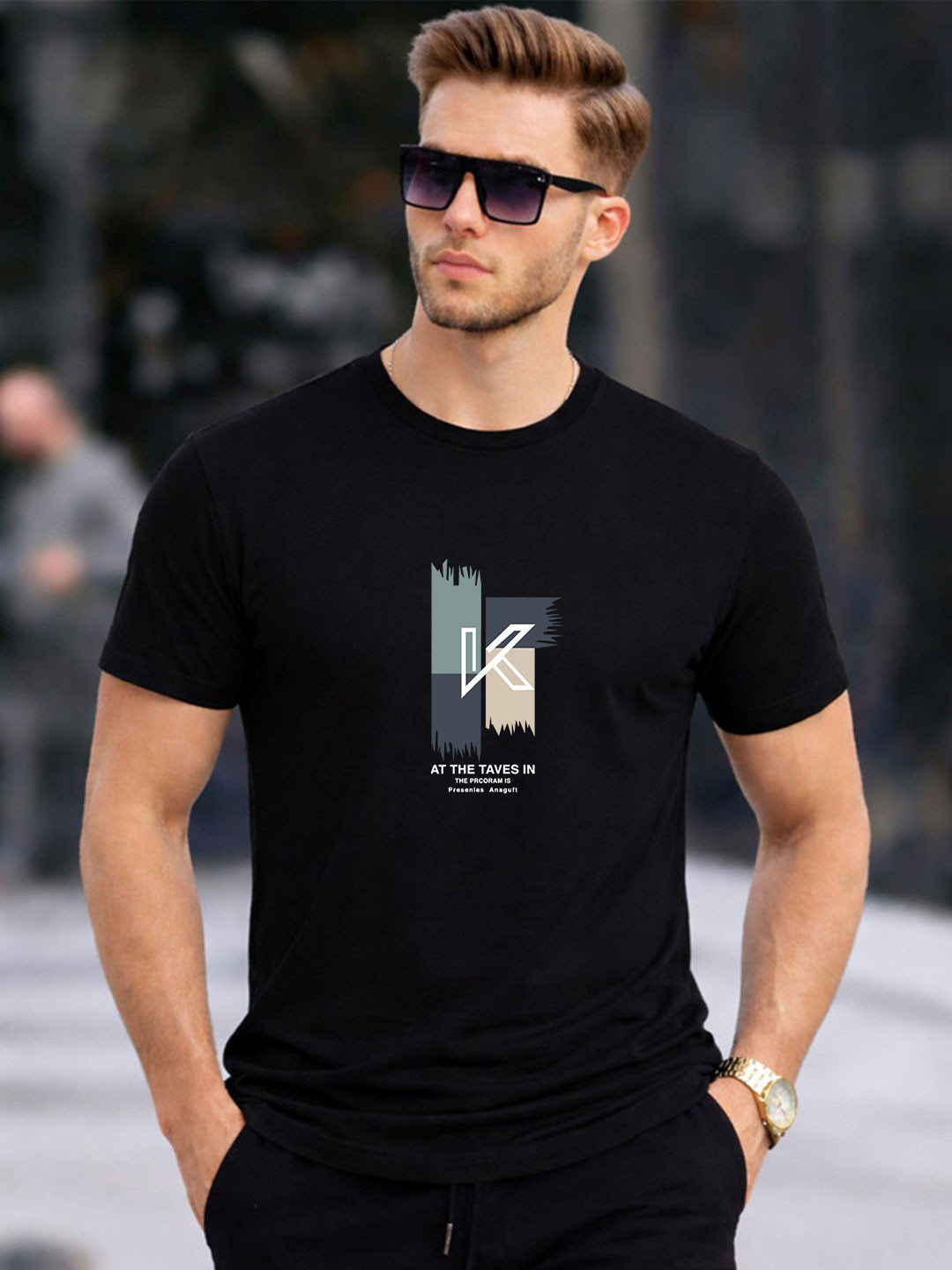 LAUREN ADAMS Men Printed T-shirt