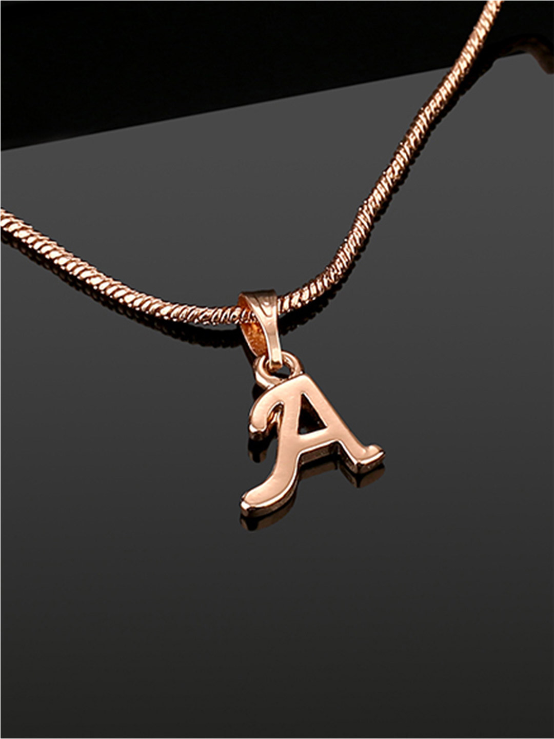 Estele Rose Gold-Plated Pendant With Chain