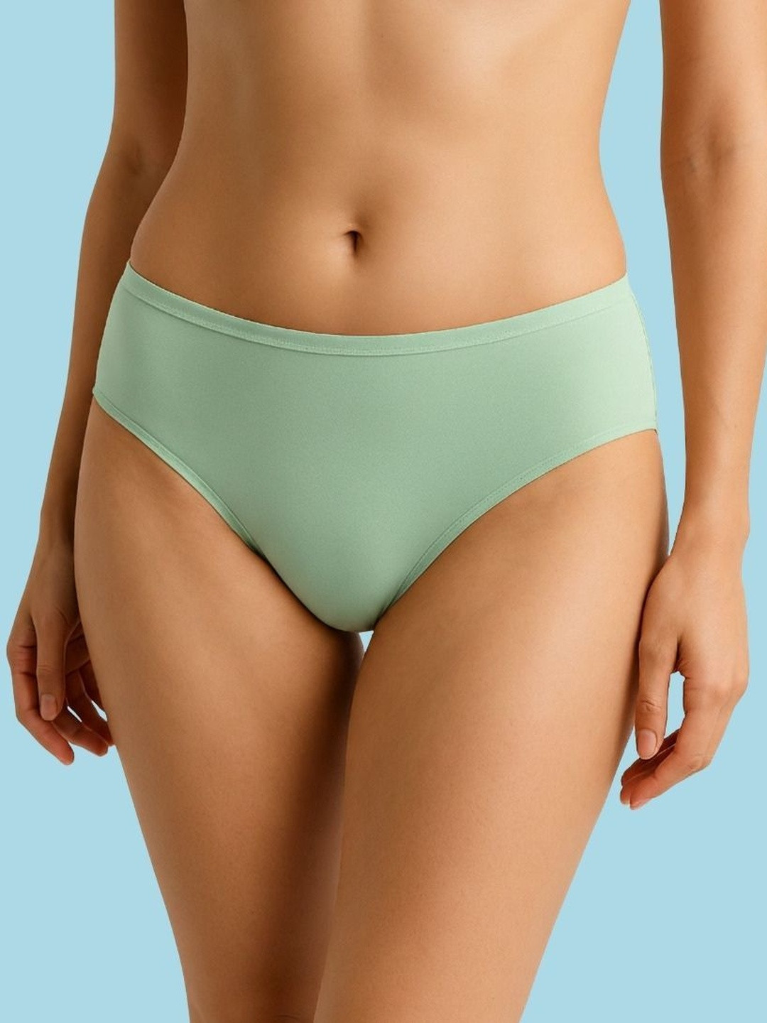 HERE&NOW Women Pack of 2 Cotton Hipster Briefs