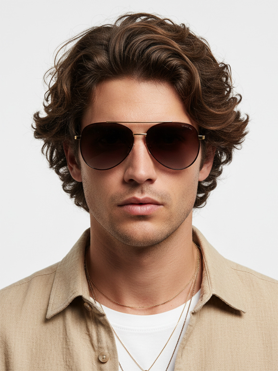 HASHTAG EYEWEAR Unisex Aviator Sunglasses UV Protected Lens SGHT54_04_C4
