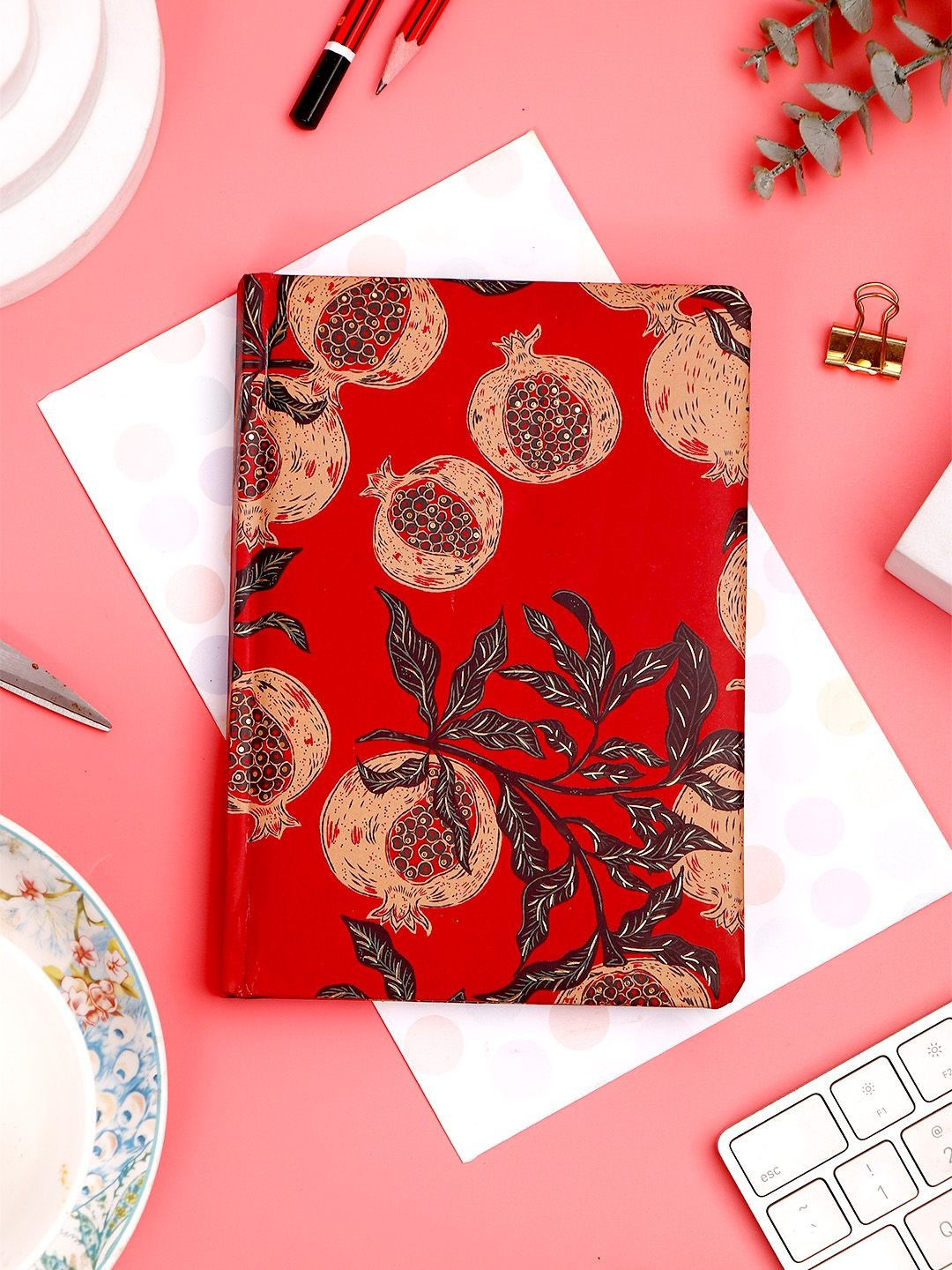Archies Pomegranate Grove Ruled Cushioned Diary