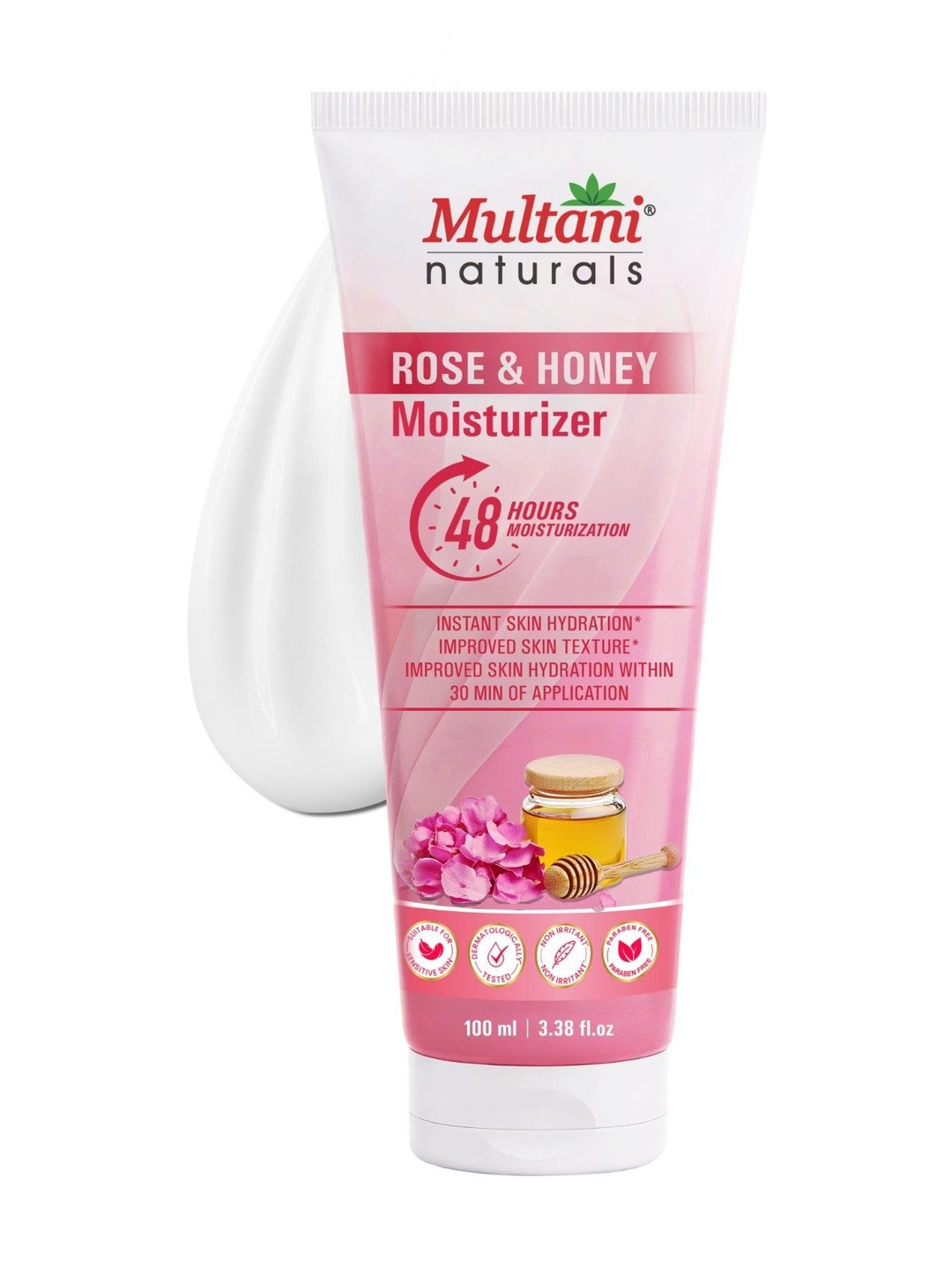 Multani Rose & Honey Moisturizer For Hydration - 100 ml