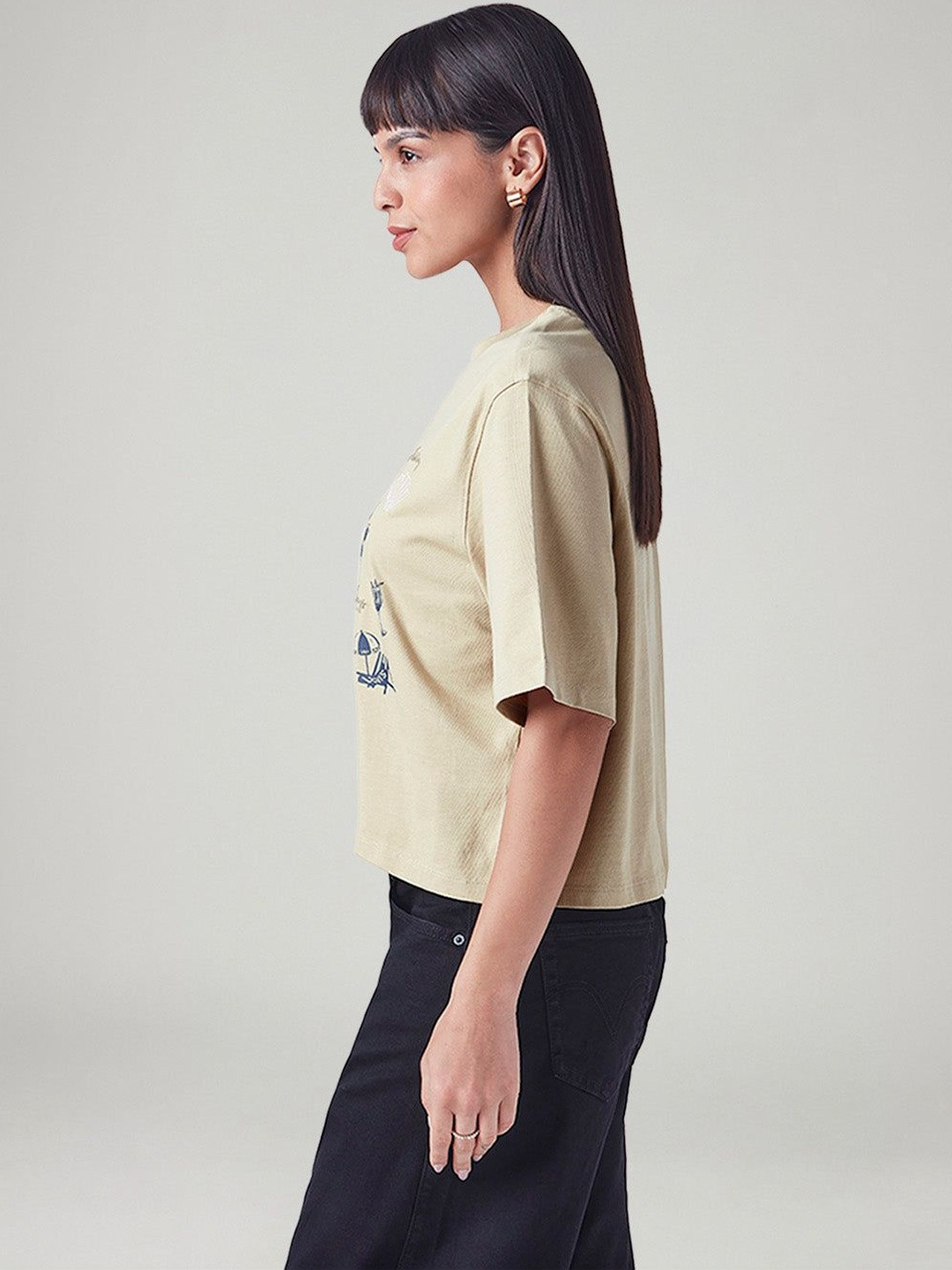 Levis Women Printed T-shirt