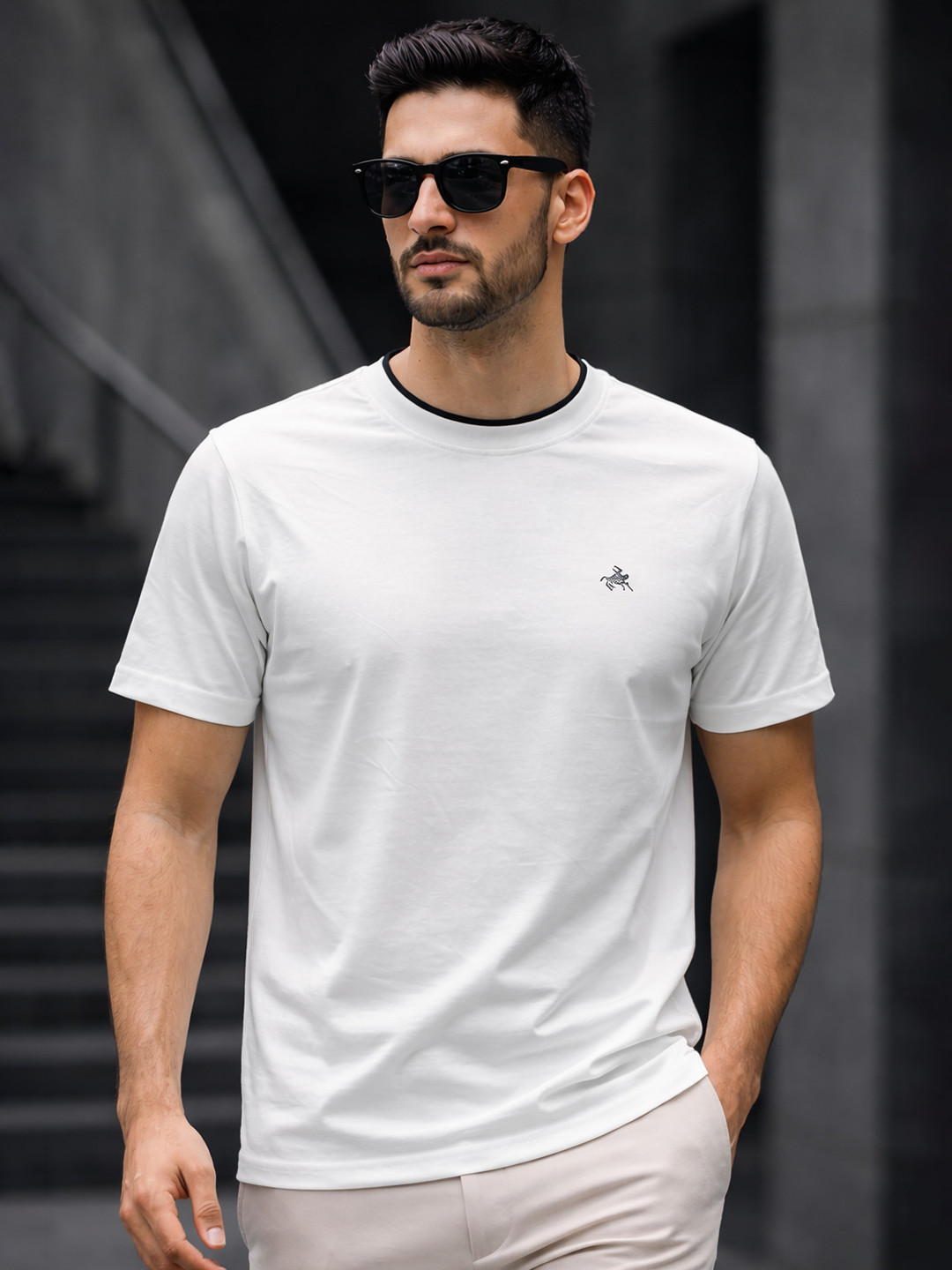 ROLLISTEAR Mens Round Neck Tshirts