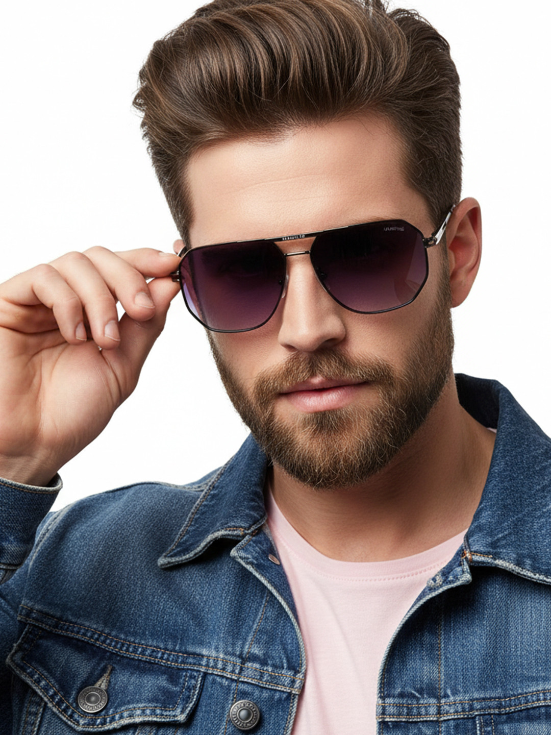 HASHTAG EYEWEAR Unisex Oversized Sunglasses and UV Protected Lens SGHT54_07_C5