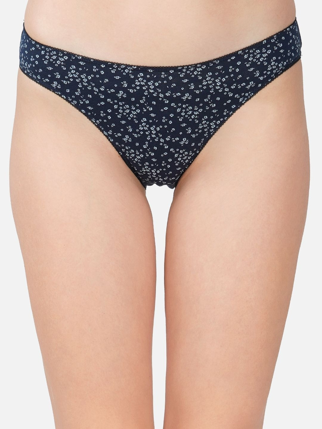 HERE&NOW Women Printed Anti Microbial Seamless Cotton Bikini