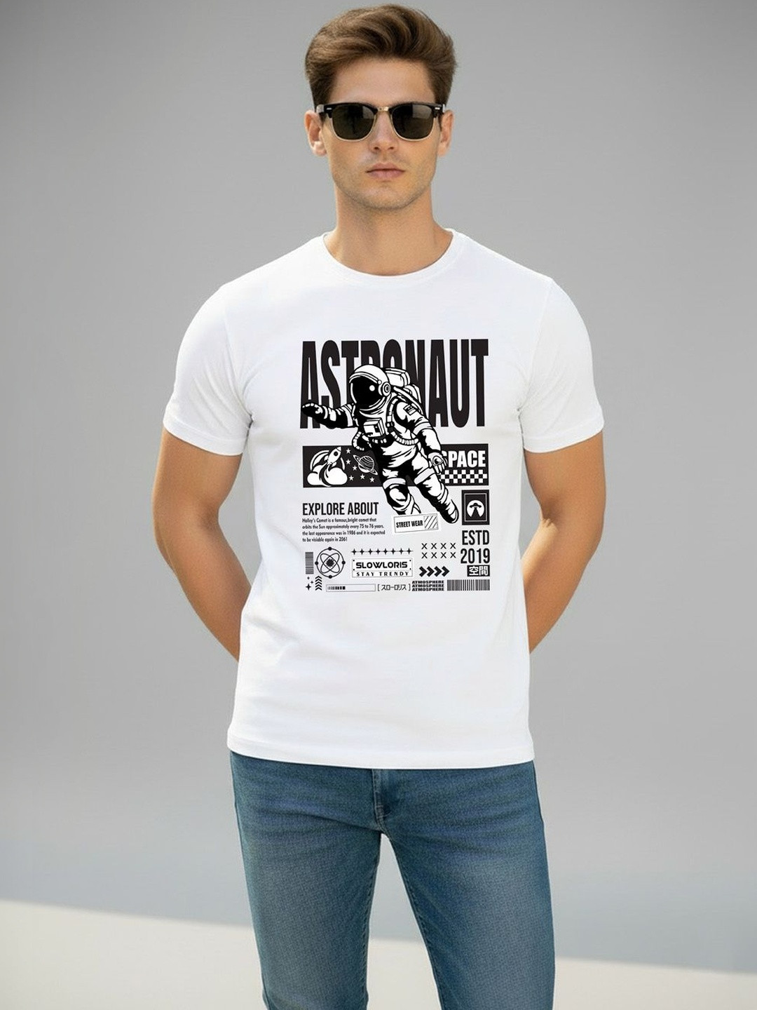 MINISTRY OF FRIENDS Men Typography Printed T-shirt