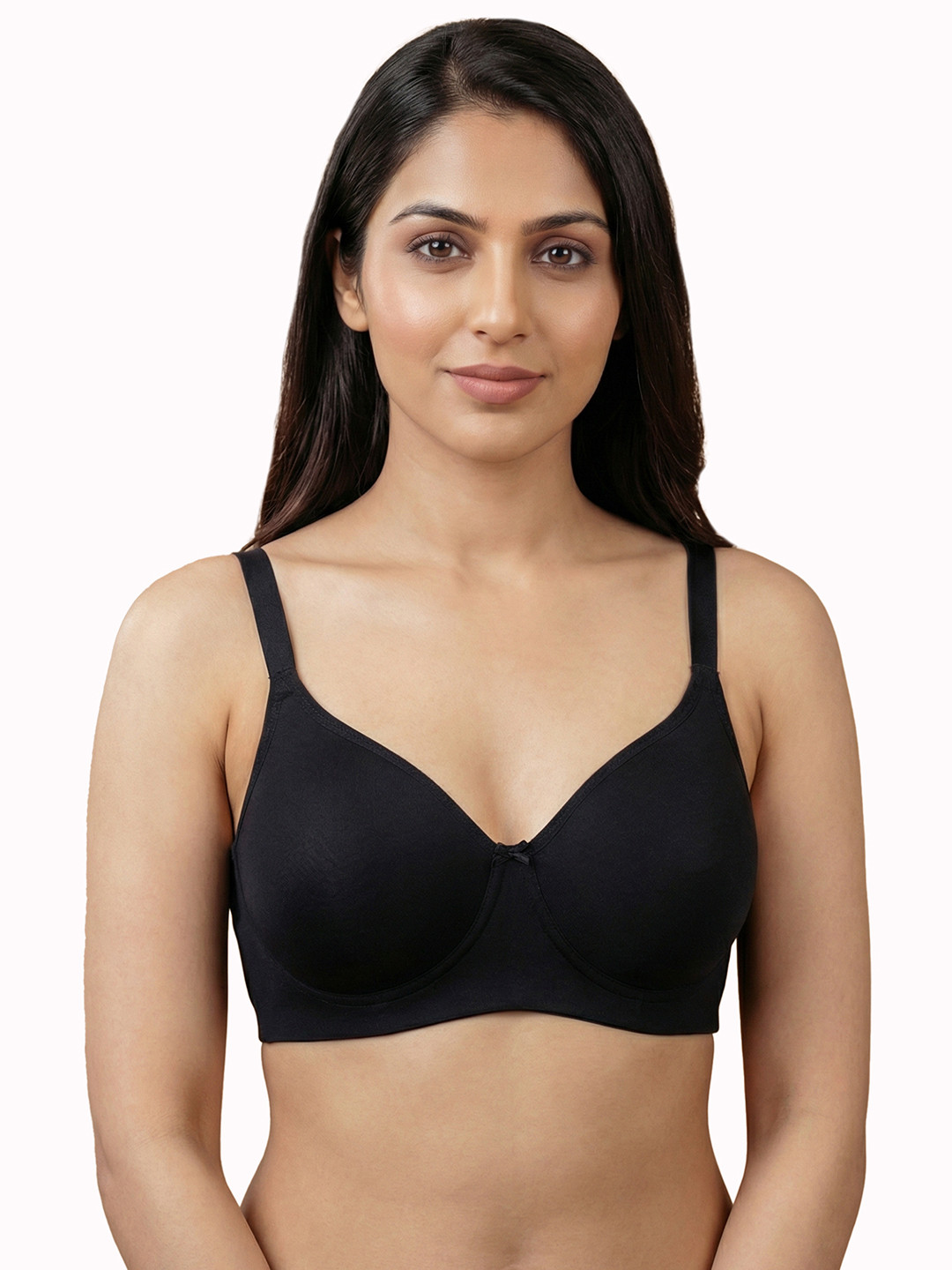 Invisi-Soft Cotton Padded Non-wired Full Coverage Everyday Bonded Bra