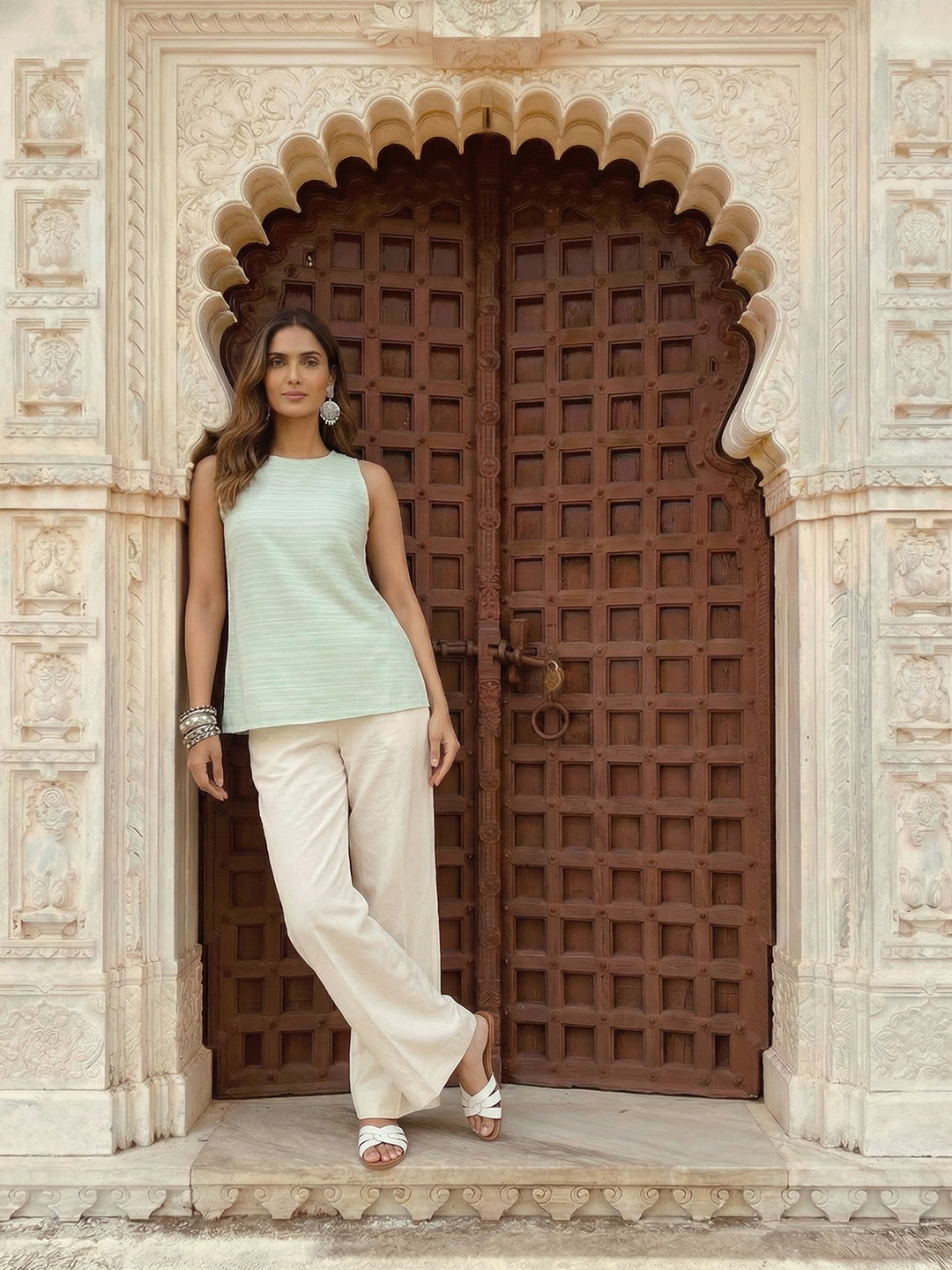 Anouk Rustic Floral Printed Straight Kurti