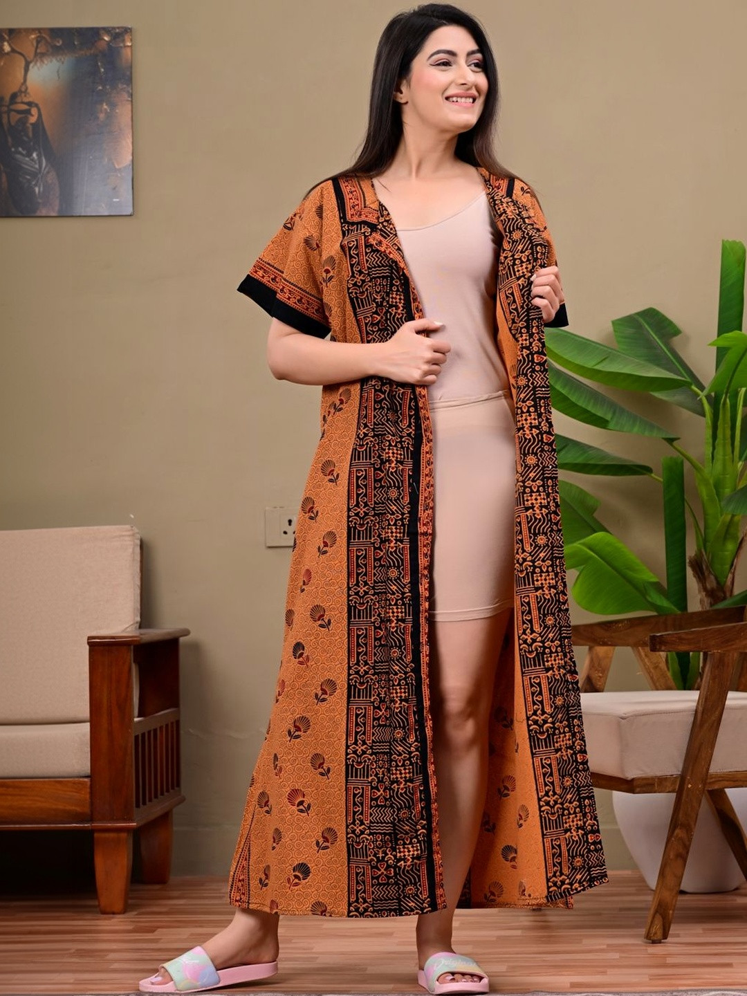 Visaru Printed Nightdress