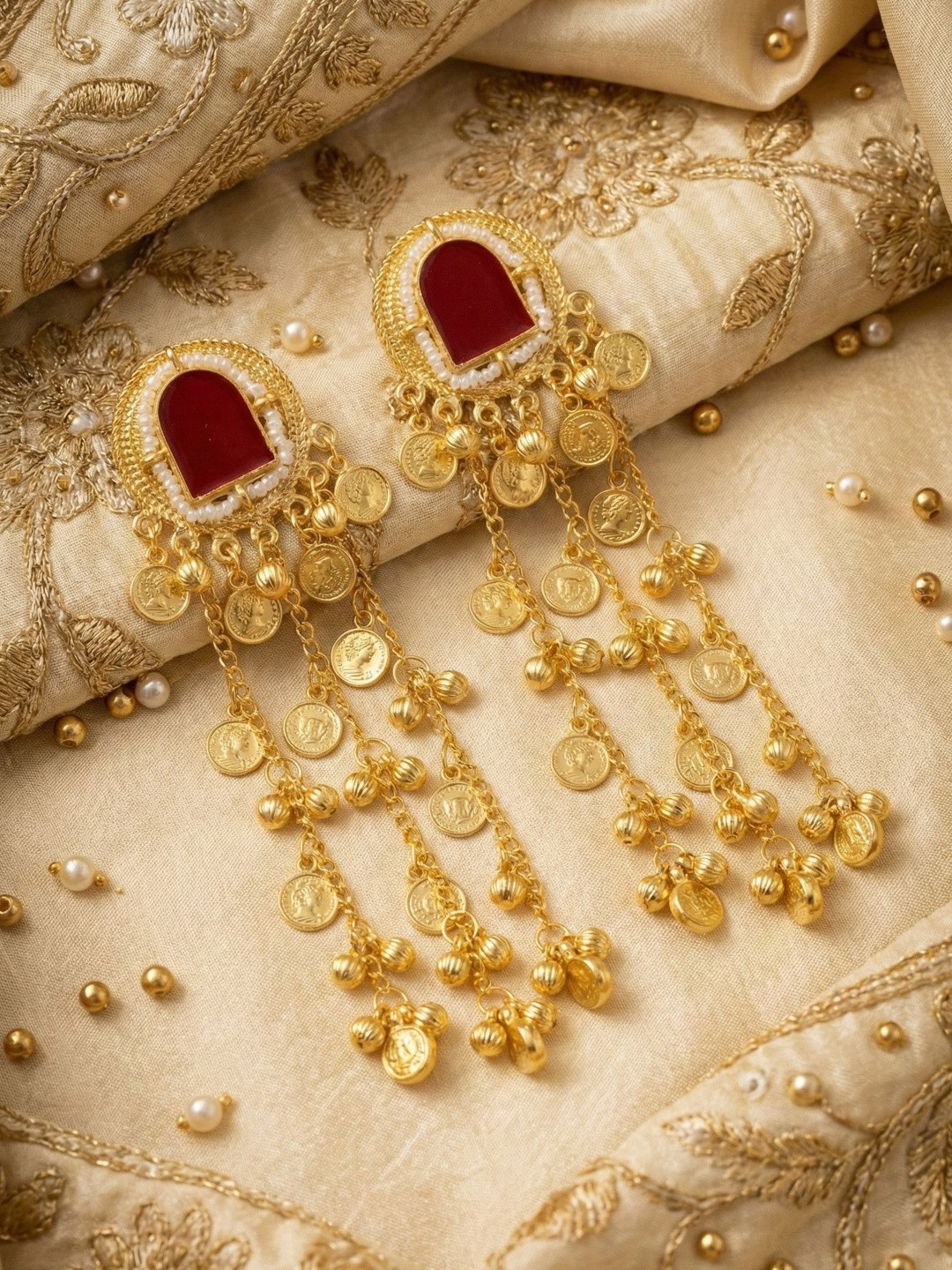 Mekkna Jhumkas Earrings