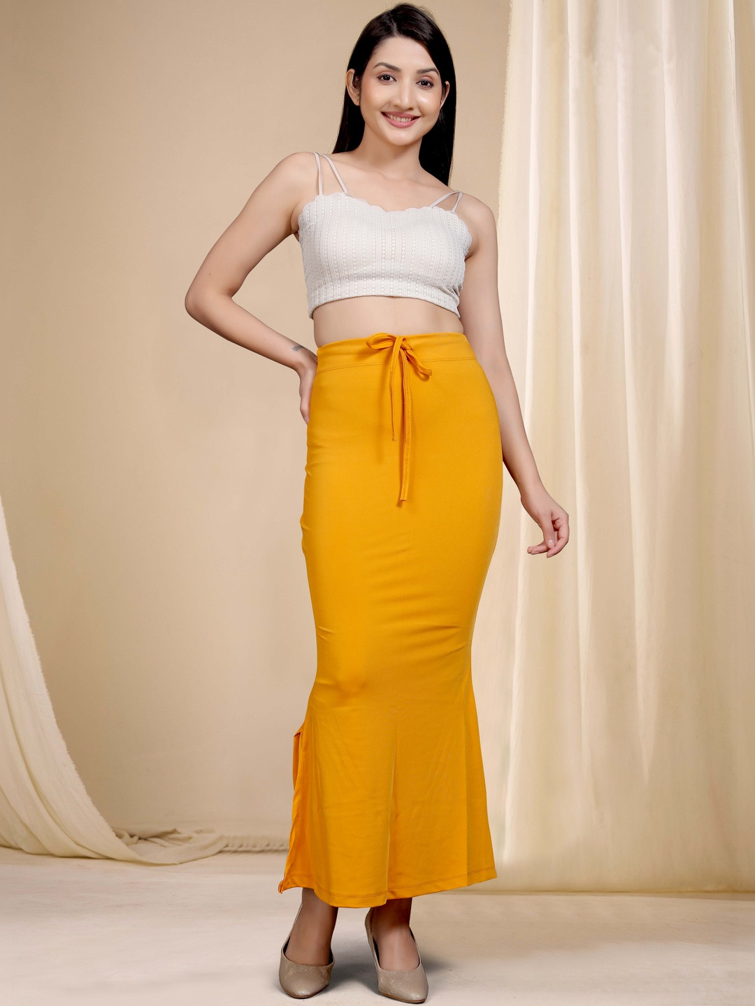 Rare Bello Side Slit Mermaid Saree Shapewear