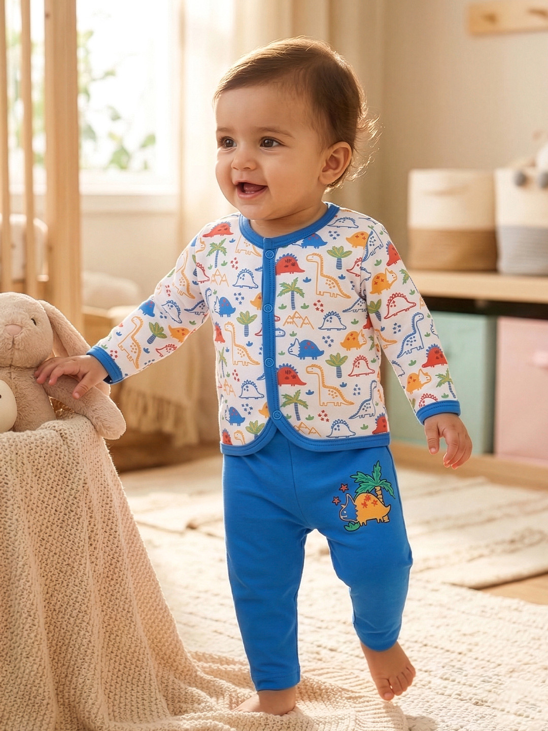 MeeMee Kids Printed T-shirt With Leggings Clothing Set