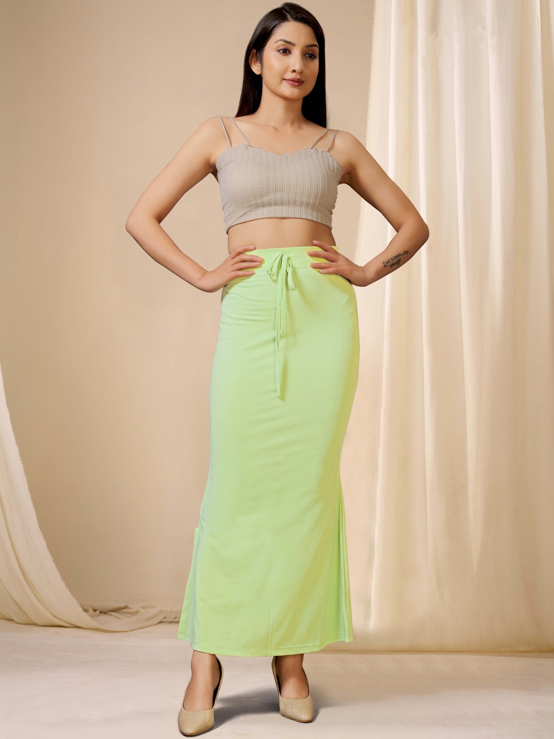 Rare Bello Side Slit Mermaid Saree Shapewear