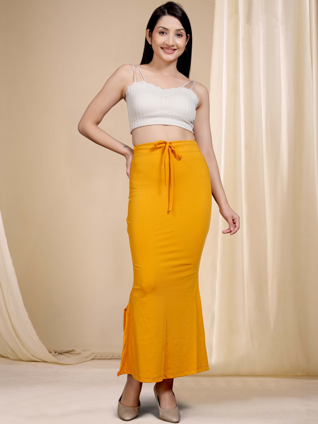Rare Bello Side Slit Mermaid Saree Shapewear