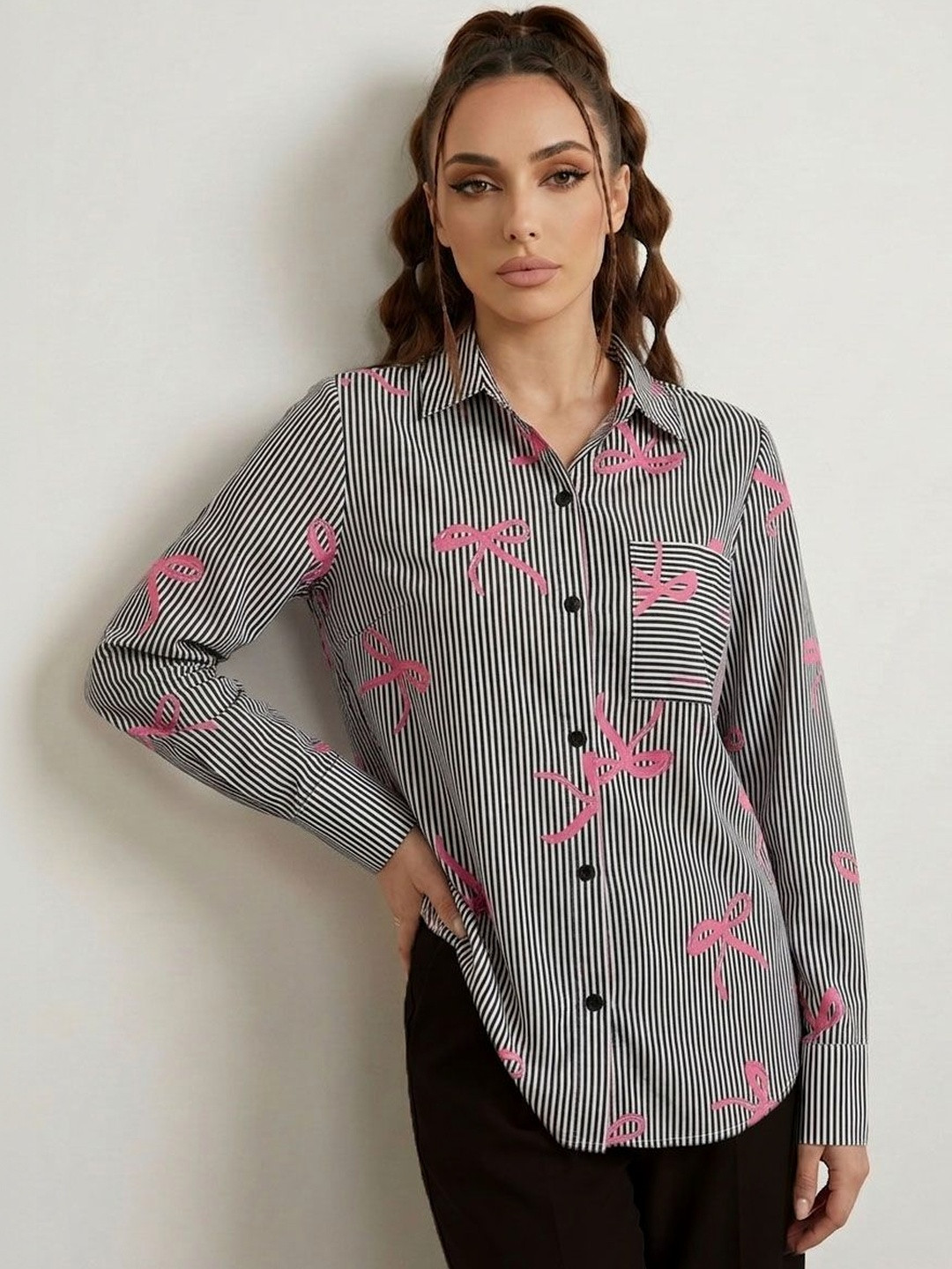 Oomph! Women Comfort Printed Casual Shirt