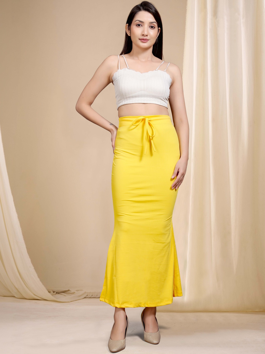 Rare Bello Side Slit Mermaid Saree Shapewear