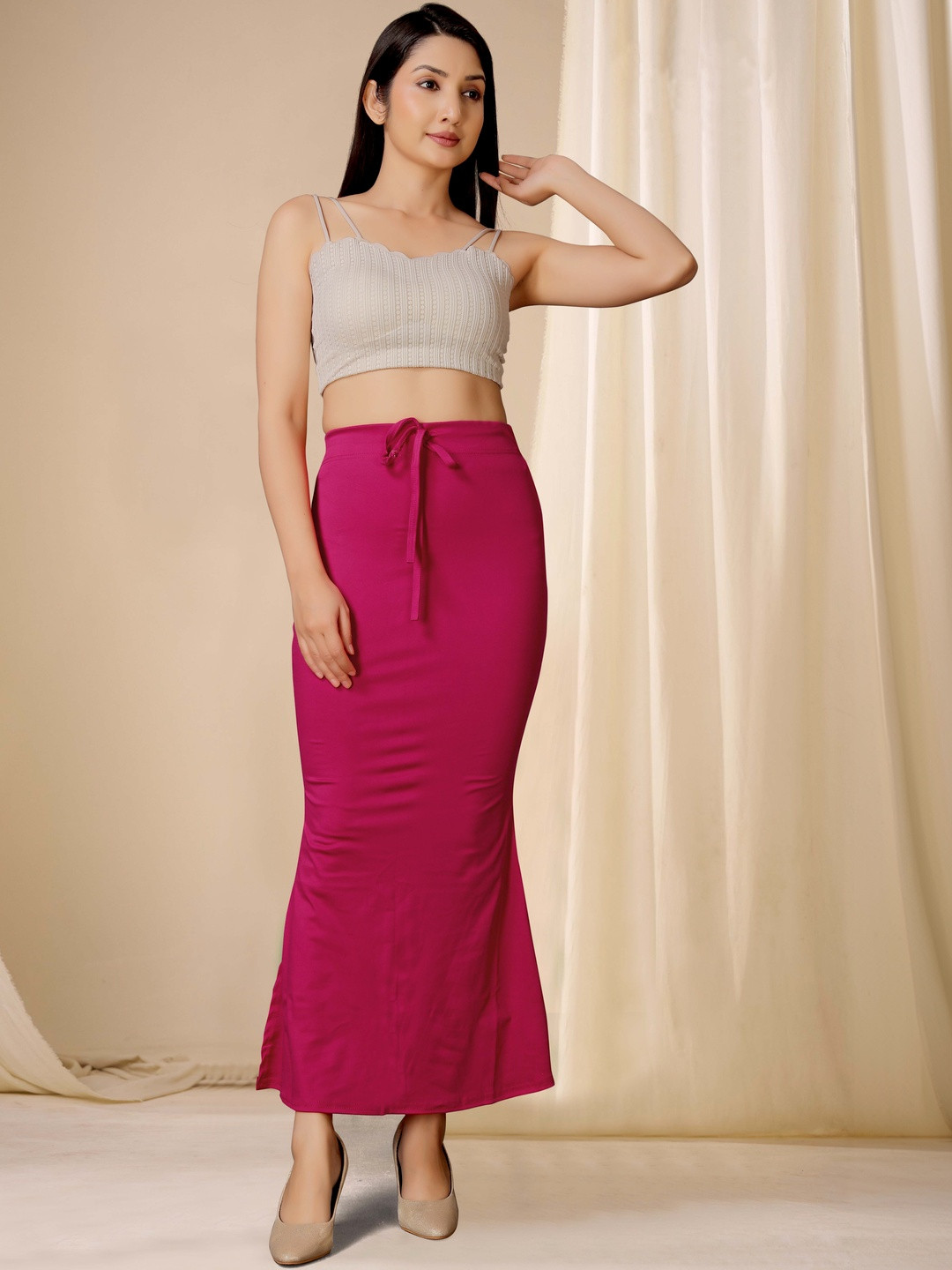 Rare Bello Side Slit Mermaid Saree Shapewear