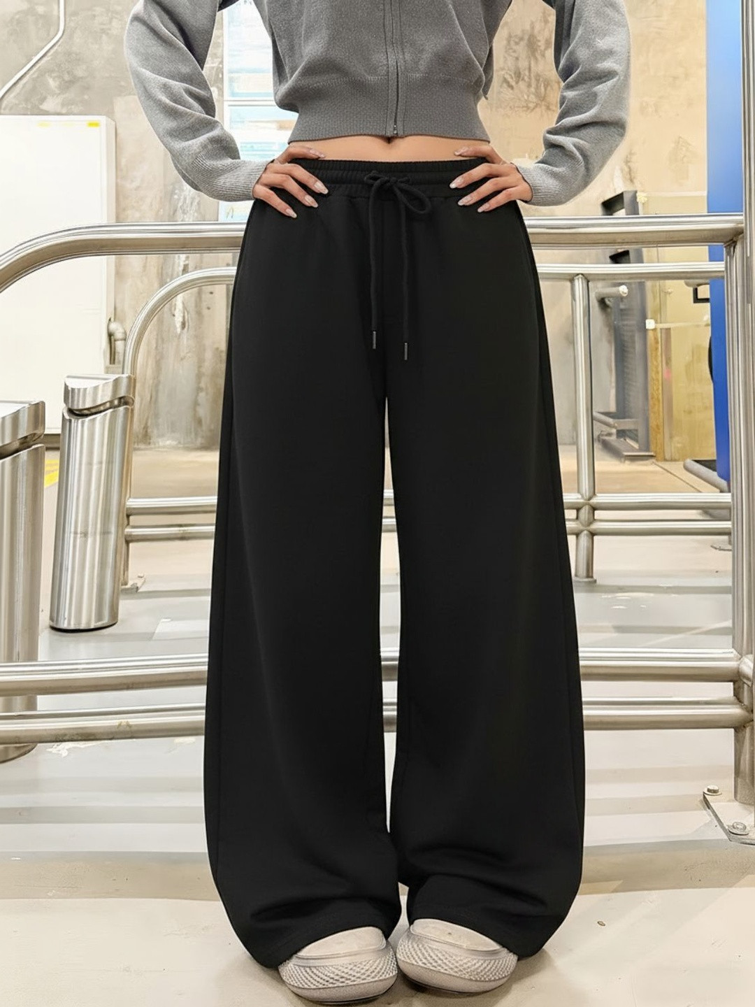 dockstreet Women Relaxed Fit Track Pants