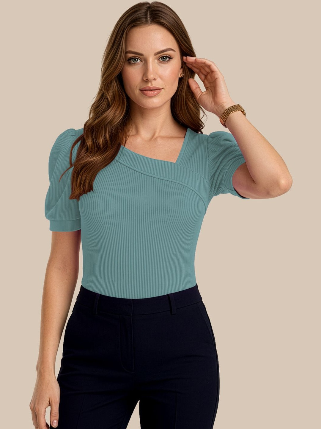 Navyankaa Bishop Sleeves Top