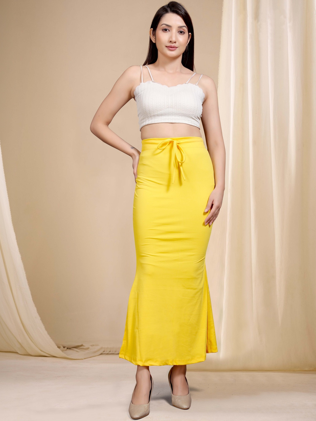 Rare Bello Side Slit Mermaid Saree Shapewear