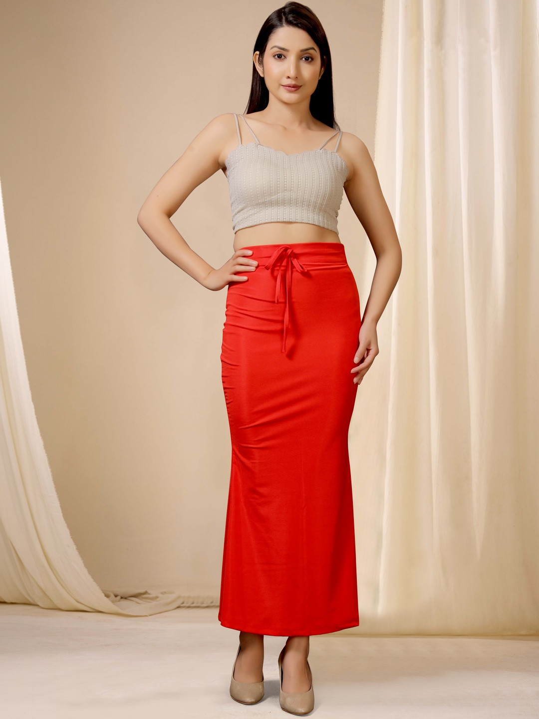 Rare Bello Side Slit Mermaid Saree Shapewear