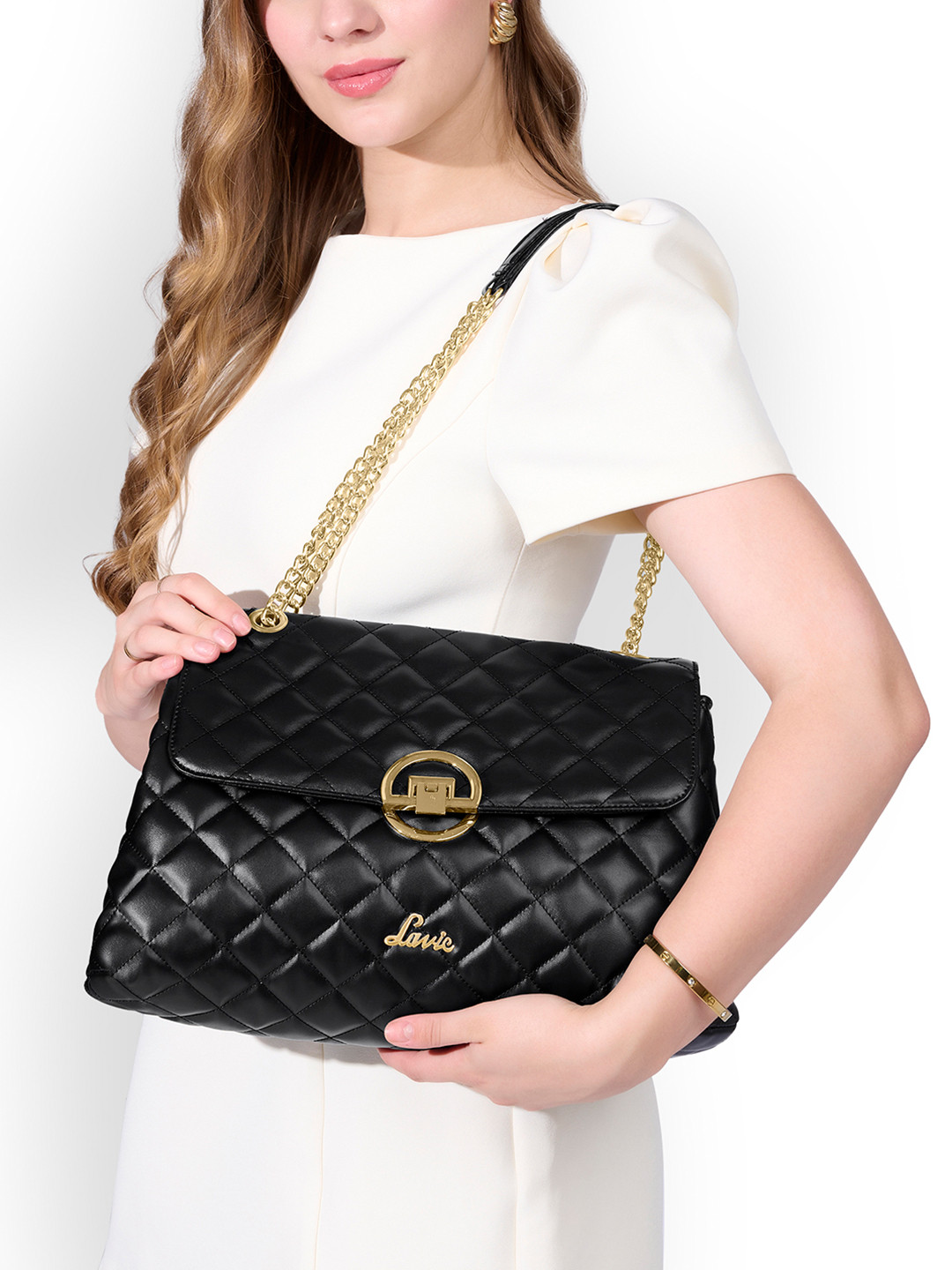 Lavie Women's Quilt Eden Flap Large Satchel Handbag