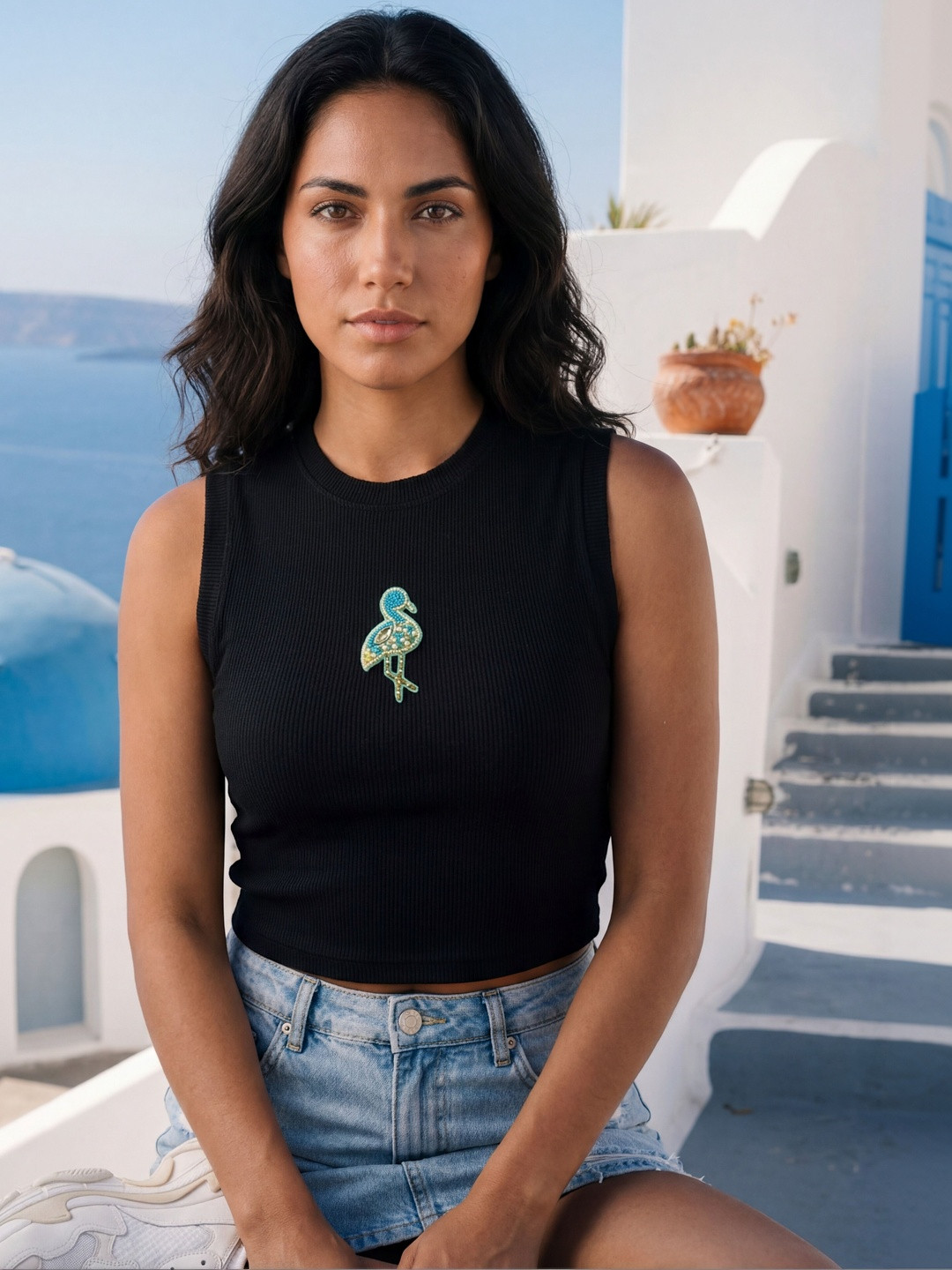 BLURR Embellished Top
