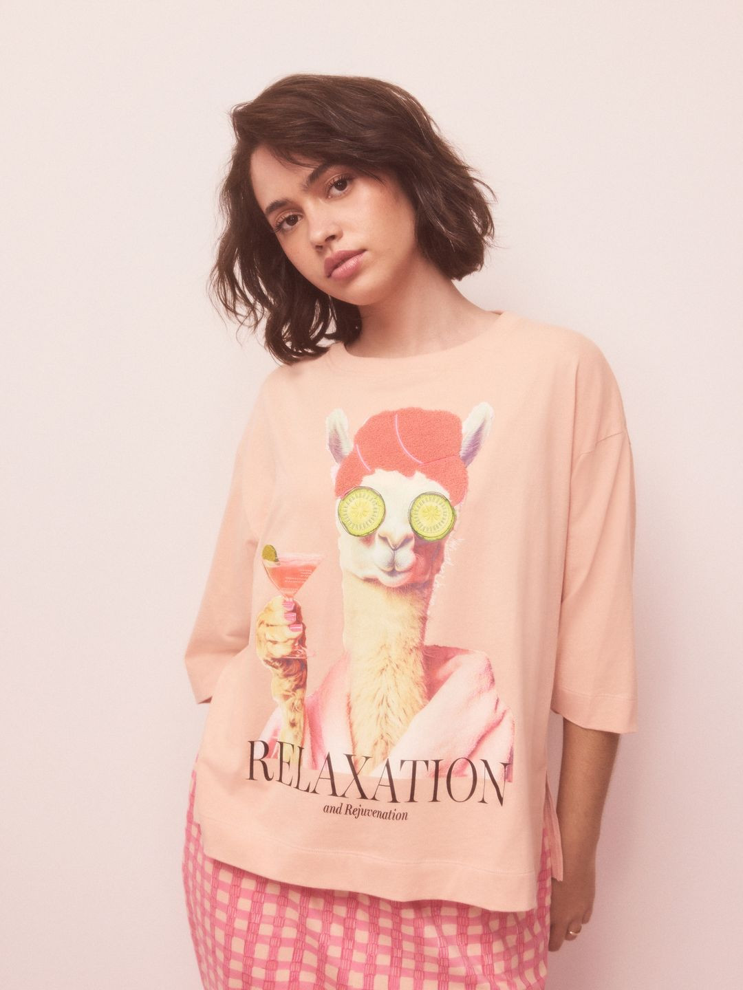 NEXT Graphic Printed Pure Cotton Night suit