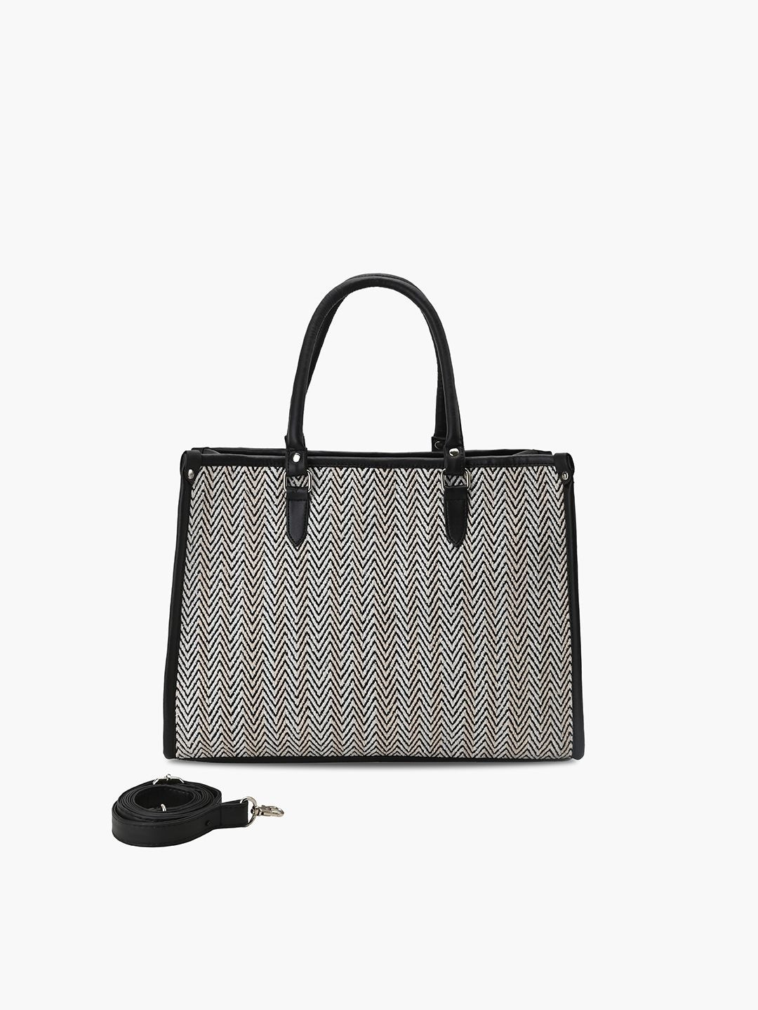 Anouk Striped Shoulder Bag