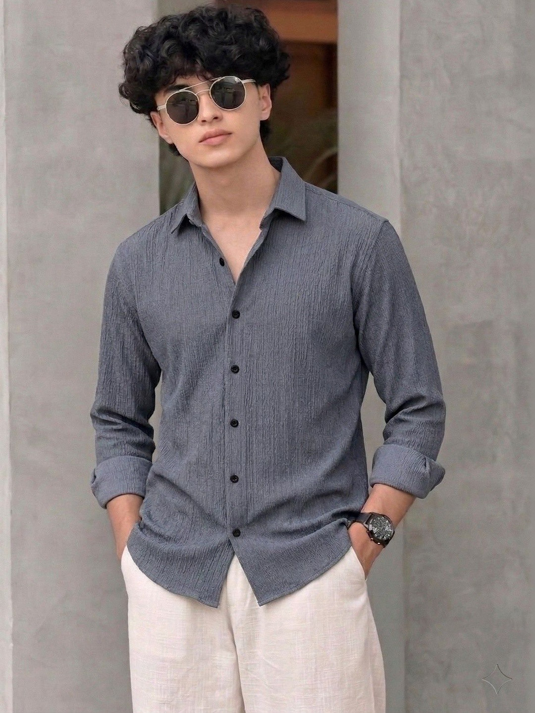 R.Code by The Roadster Life Co. Men Original Casual Shirt