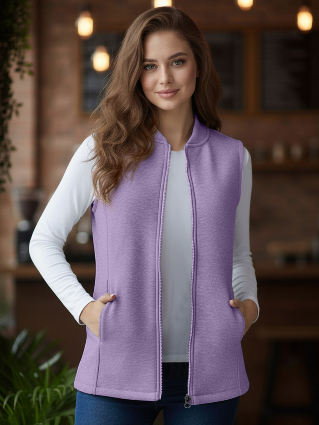 BRINNS Women Fleece Tailored Jacket