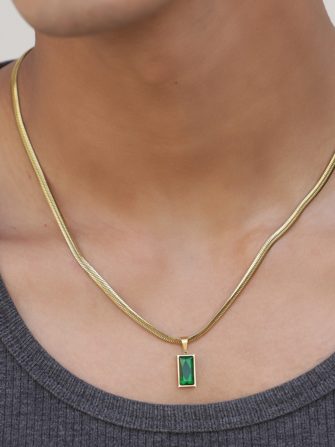 MILLER Men Gold-Plated Necklace