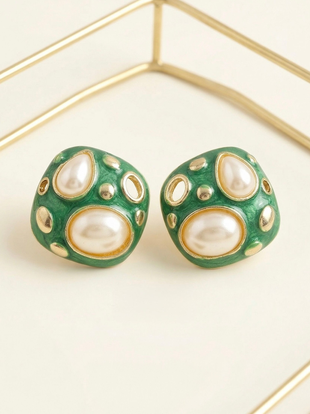 jueri Geometric Studs Earrings