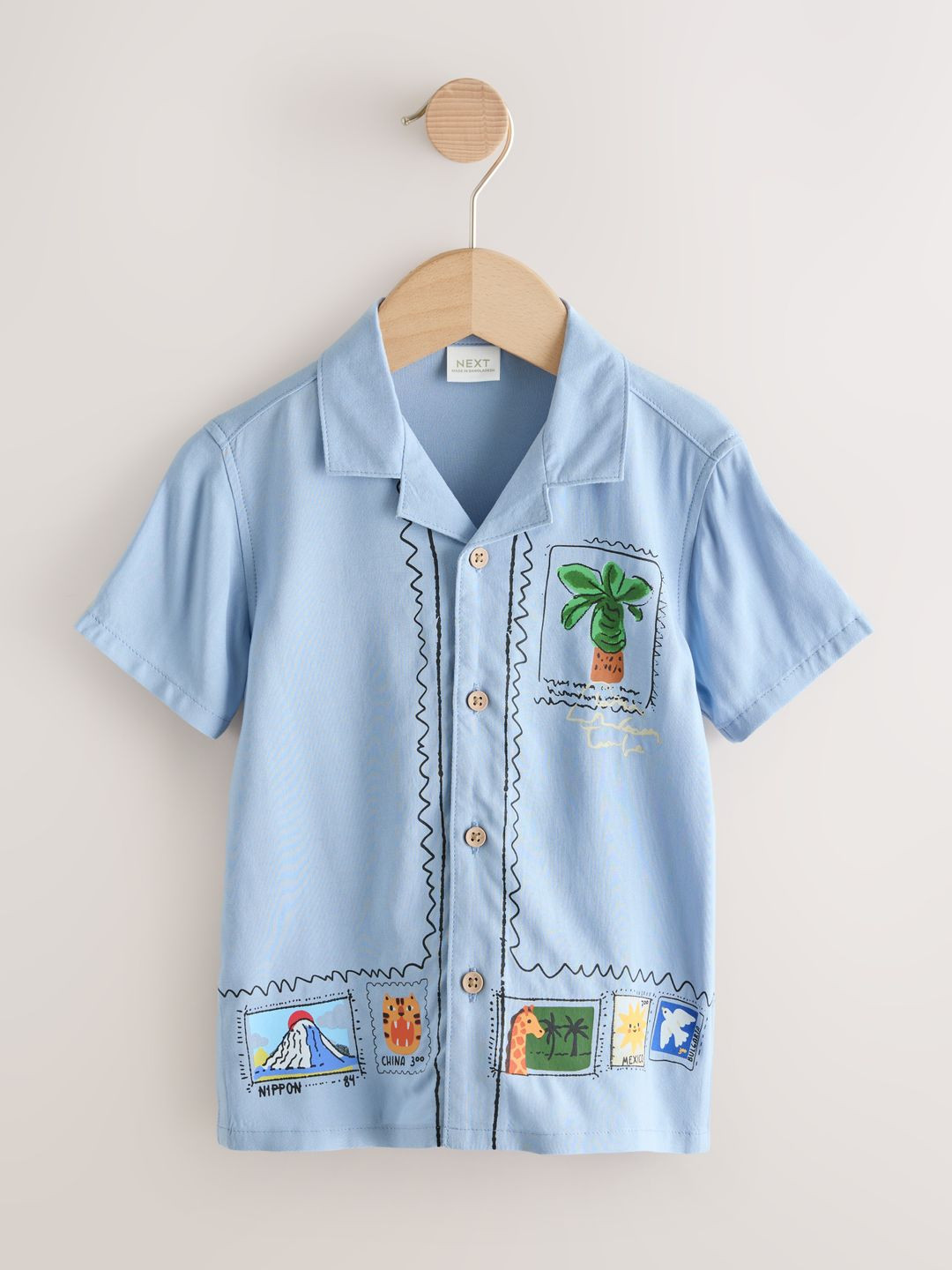 NEXT Boys Graphic Printed Casual Shirt